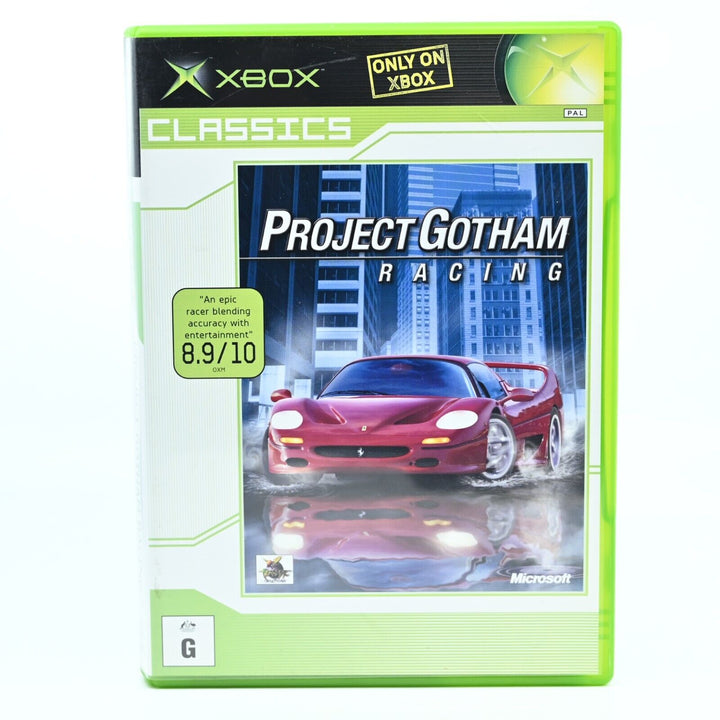 Project Gotham Racing - Original Xbox Game + Manual - PAL - MINT DISC!