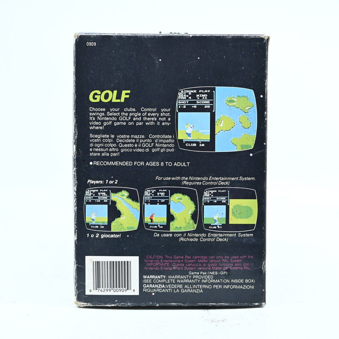 Golf - Nintendo Entertainment System / NES Boxed Game - PAL - FREE POST!