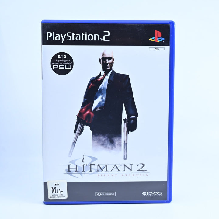 Hitman 2: Silent Assassin - Sony Playstation 2 / PS2 Game + Manual - MINT DISC!