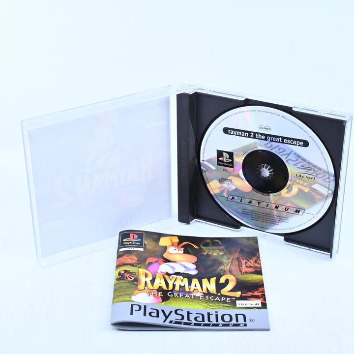Rayman 2: The Great Escape - Sony Playstation 1 / PS1 Game + Manual - PAL