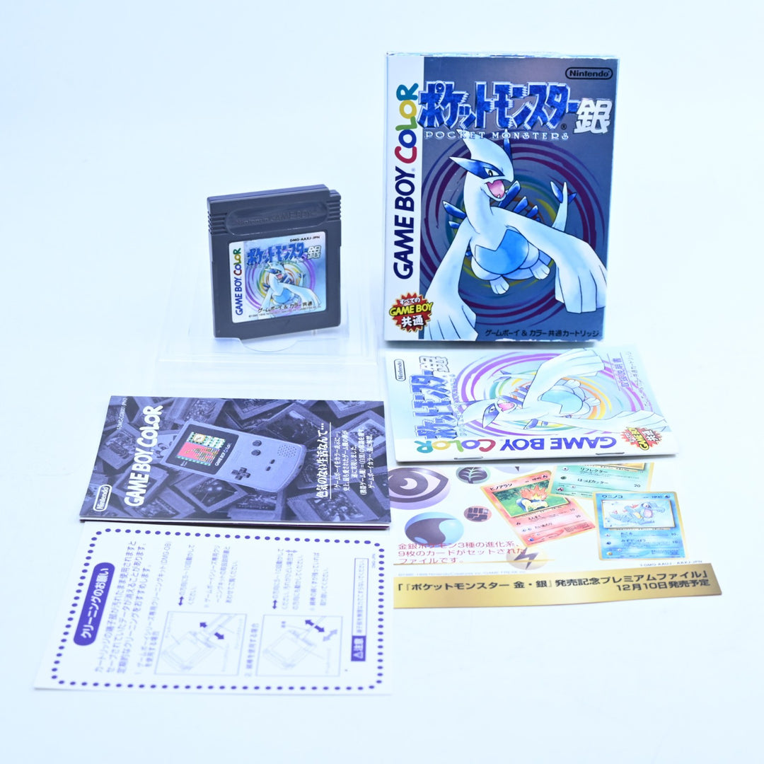 Pokemon Silver Version - Nintendo Gameboy Color Boxed Game - NTSC-J NEW BATTERY!