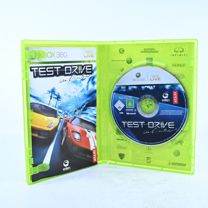Test Drive Unlimited - Xbox 360 Game + Manual - PAL - MINT DISC!