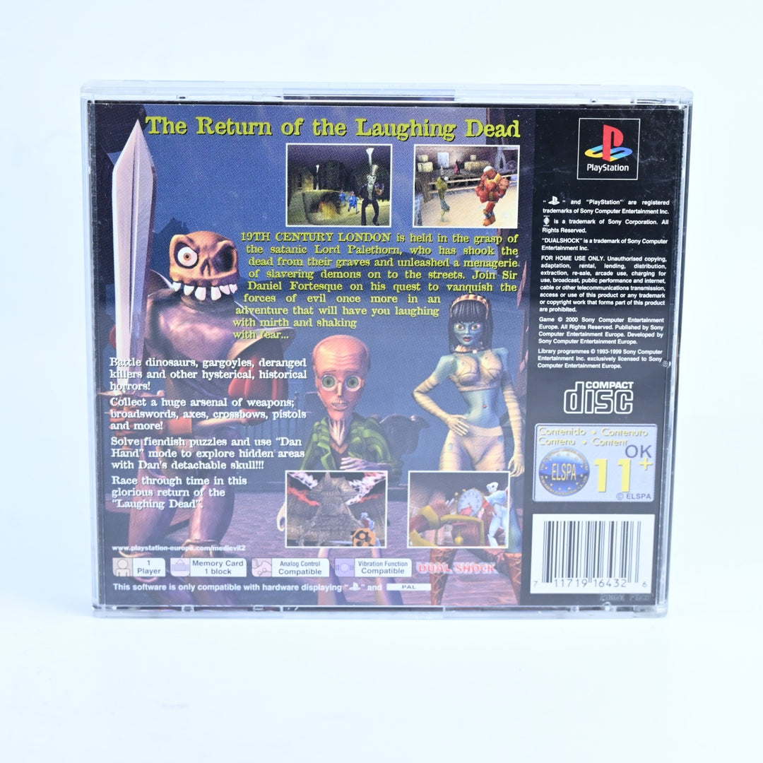 MediEvil 2 - Sony Playstation 1 / PS1 Game + Manual - PAL - MINT DISC!