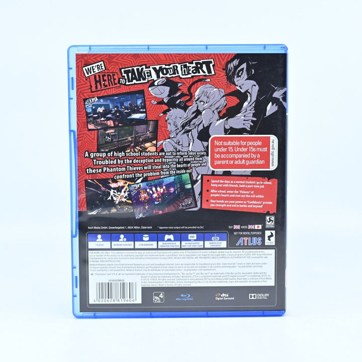 Persona 5 - Sony Playstation 4 / PS4 Game - NEAR MINT DISC