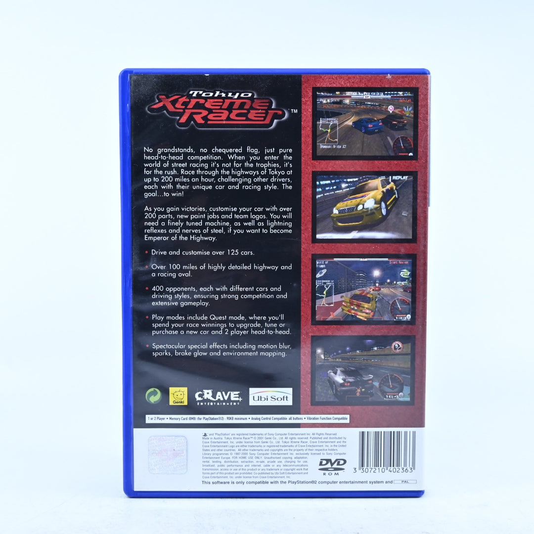 Tokyo Xtreme Racer - Sony Playstation 2 / PS2 Game + Manual - PAL - MINT DISC!