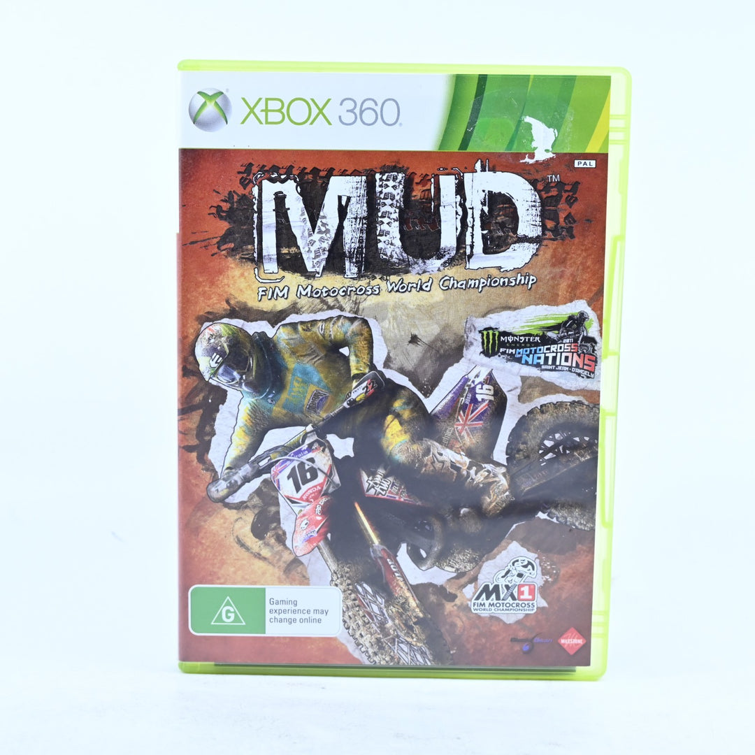 MUD: FIM Motocross World Championship - Xbox 360 Game + Manual - PAL