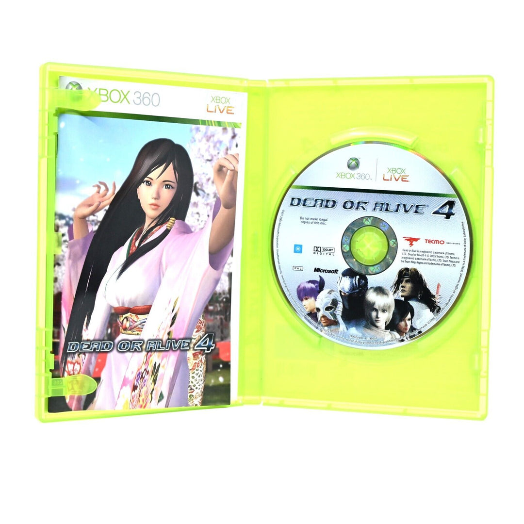 Dead Or Alive 4 - Xbox 360 Game + Manual - PAL - MINT DISC!