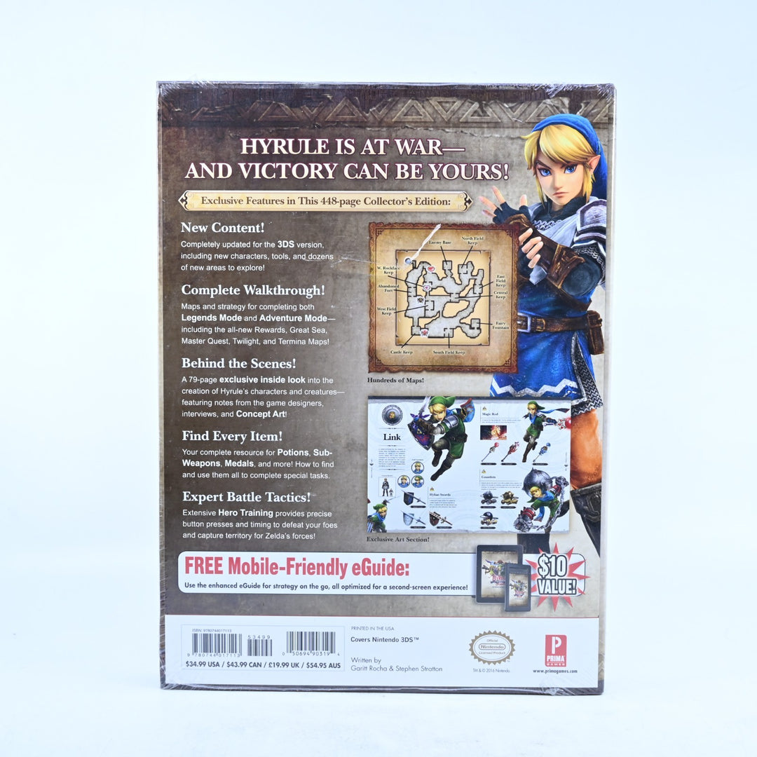 SEALED! Hyrule Warriors Legends Collector's Edition Guide - Strategy Guide
