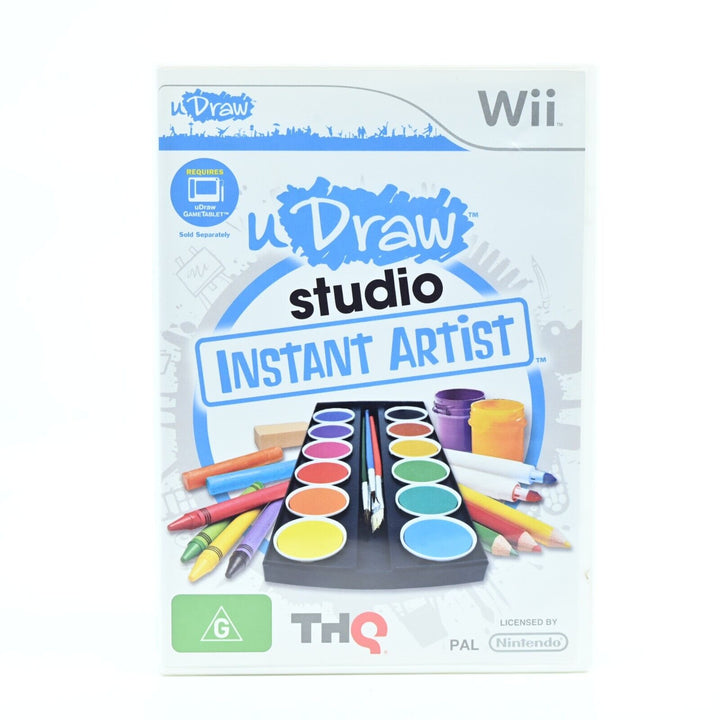 U Draw Studio: Instant Artist - Nintendo Wii Game + Manual - NEAR MINT DISC!