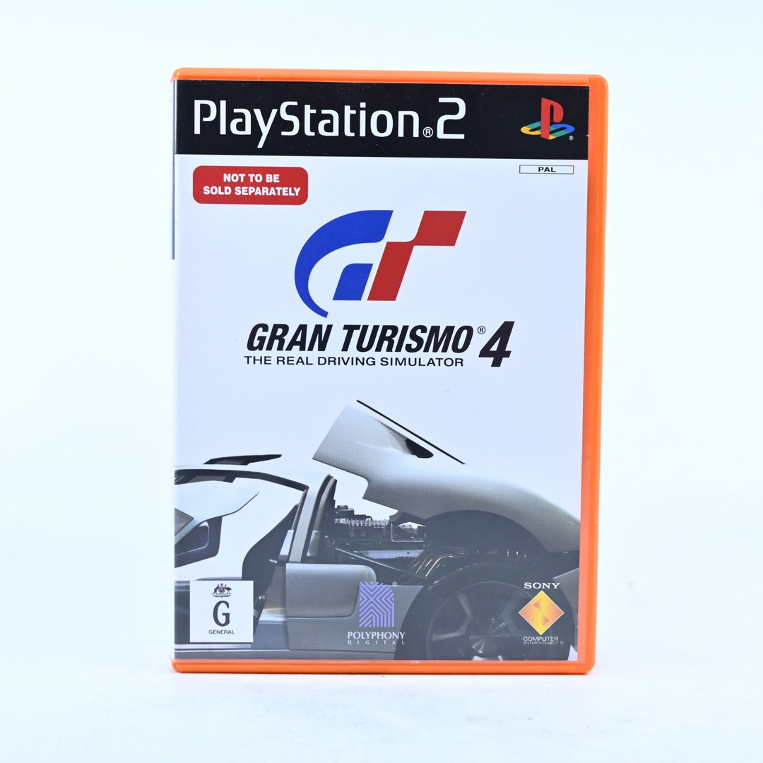 Gran Turismo 4 - Sony Playstation 2 / PS2 Game + Manual - PAL - MINT DISC!