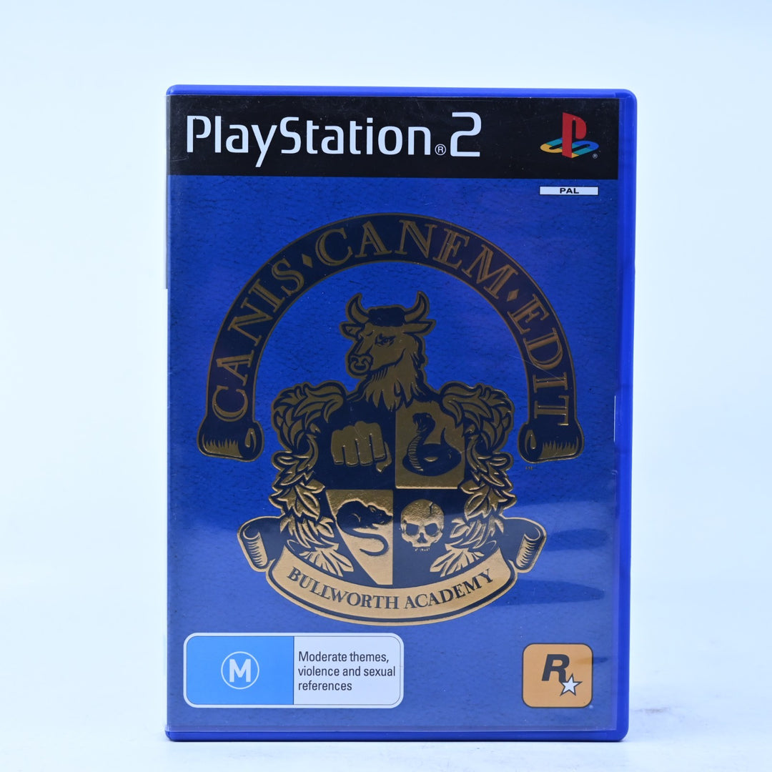 Canis Canem Edit - Bully - Sony Playstation 2 / PS2 Game + Manual + Map - PAL