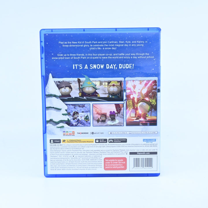 South Park: Snow Day!  - Sony Playstation 5 / PS5 Game - MINT DISC!