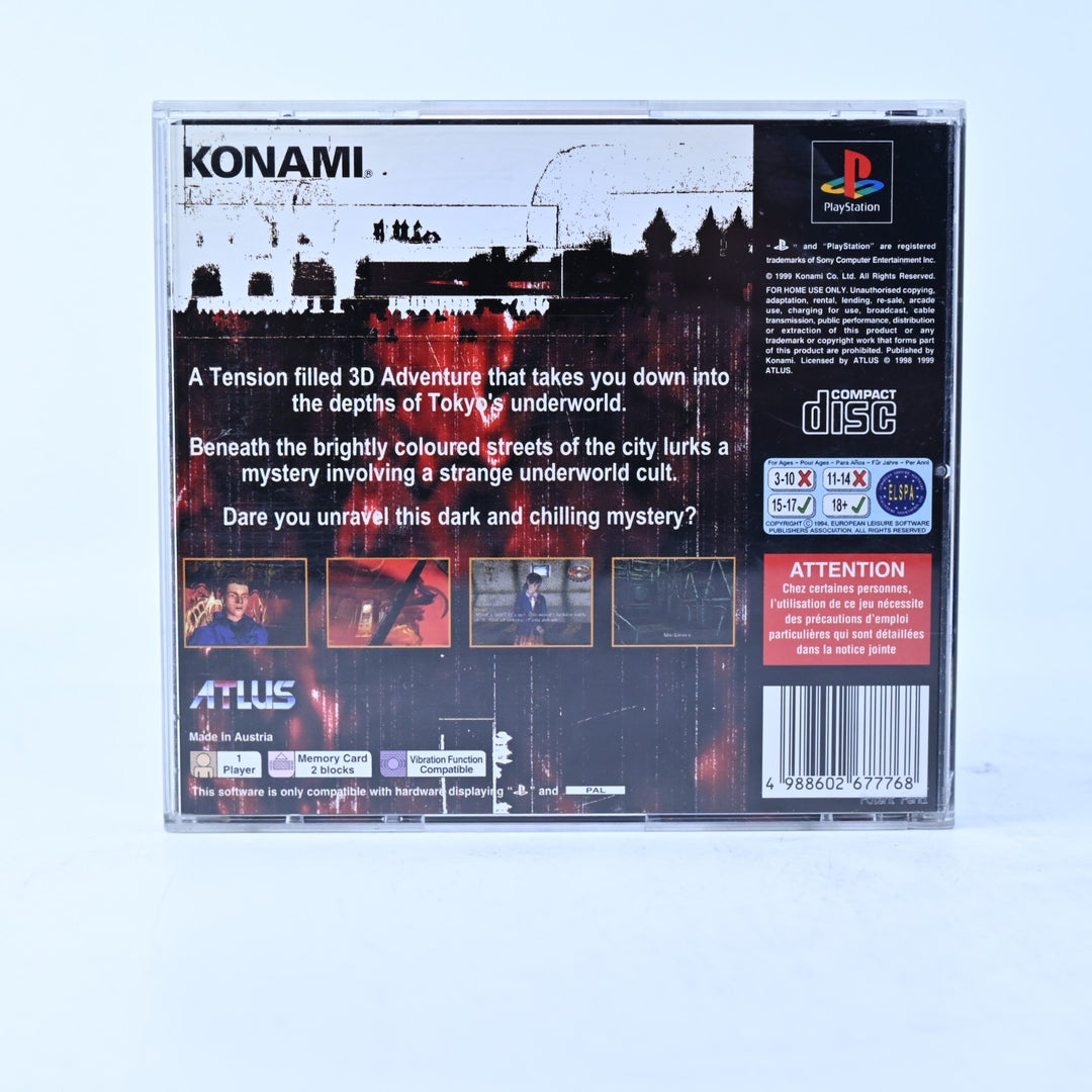 Hellnight - Sony Playstation 1 / PS1 Game + Manual - PAL - MINT DISC!