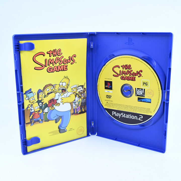 The Simpsons Game - Sony Playstation 2 / PS2 Game + Manual - PAL - MINT DISC!