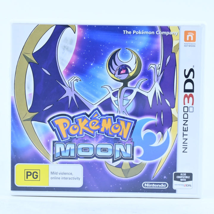 Pokemon Moon - Nintendo 3DS Game - PAL + Manual - FREE POST!