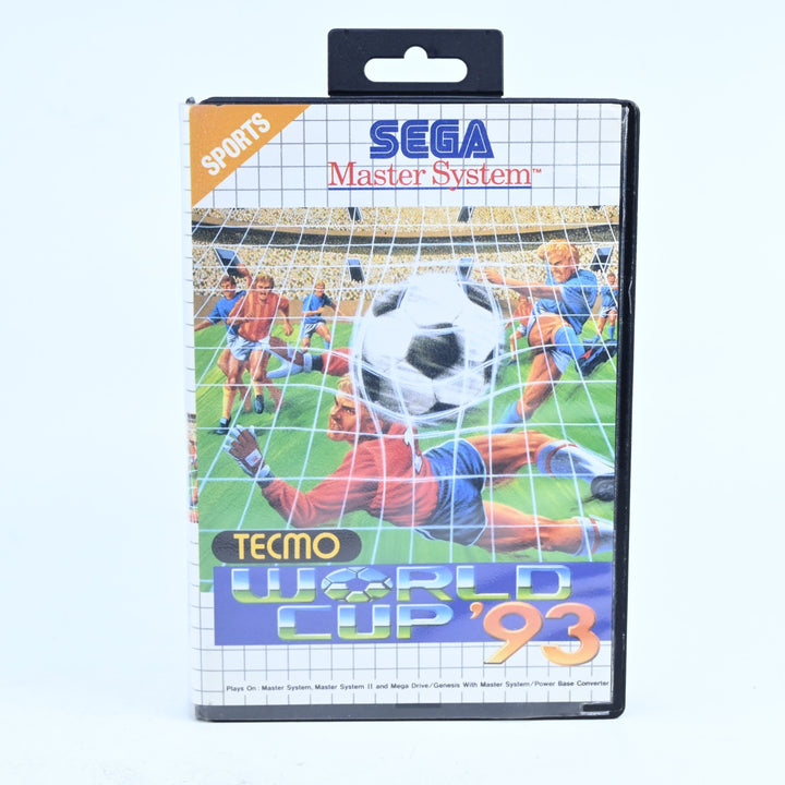 Tecmo World Cup '93 - Sega Master System Game + Manual - PAL - FREE POST!
