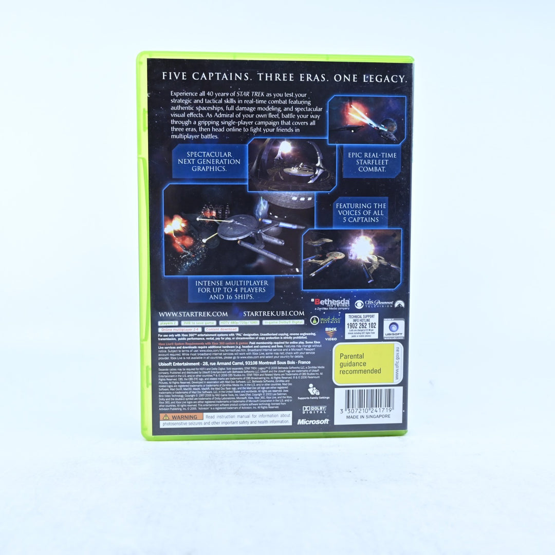 Star Trek Legacy - Xbox 360 Game + Manual - PAL - MINT DISC!