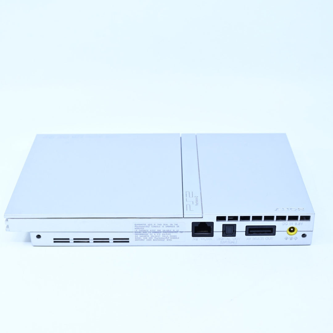 Silver Sony Playstation 2 / PS2 Slim Boxed Console - AUS PAL - FREE POST!