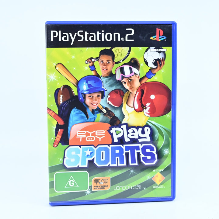 EyeToy Play Sports - Sony Playstation 2 / PS2 Game + Manual - PAL - MINT DISC!