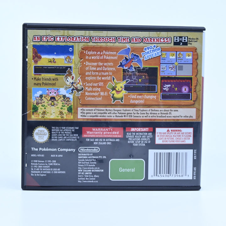 Pokemon Mystery Dungeon: Explorers of Darkness - Nintendo DS Game + Manual