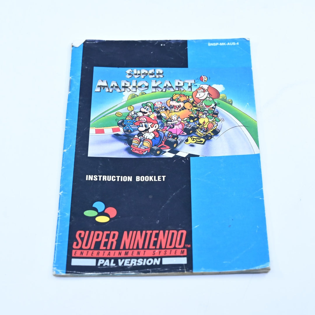 Super Mario Kart - Super Nintendo / SNES Boxed Game - PAL - FREE POST!