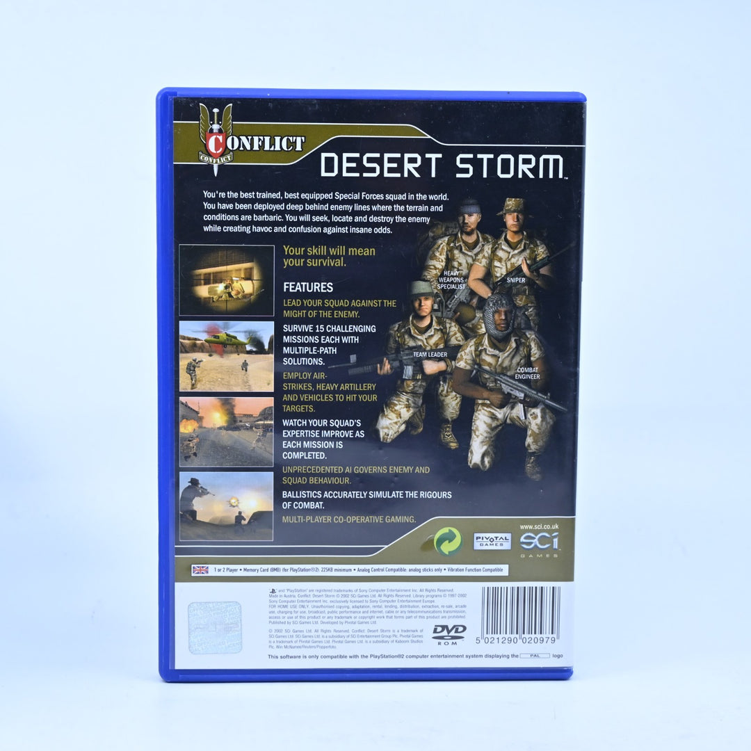 Conflict: Desert Storm - Sony Playstation 2 / PS2 Game + Manual - PAL