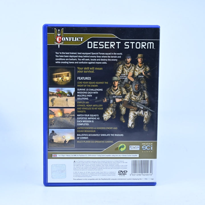 Conflict: Desert Storm - Sony Playstation 2 / PS2 Game + Manual - PAL