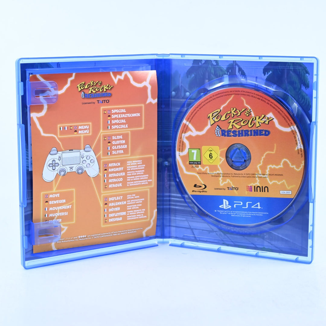 Pocky & Rocky Reshrined - Sony Playstation 4 / PS4 Game - MINT DISC!