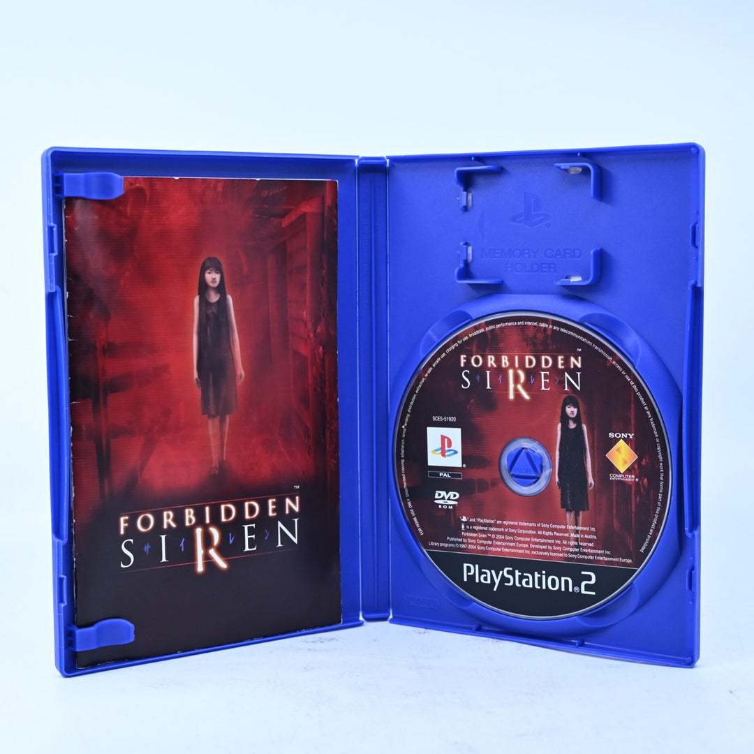 Forbidden Siren - Sony Playstation 2 / PS2 Game + Manual - PAL