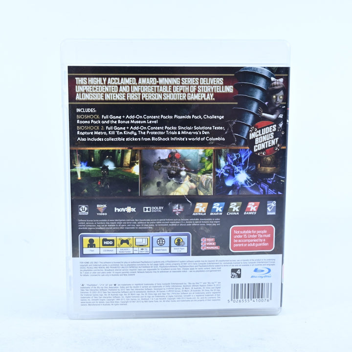 Bioshock: Ultimate Rapture Edition - Sony Playstation 3 / PS3 Game + Manual