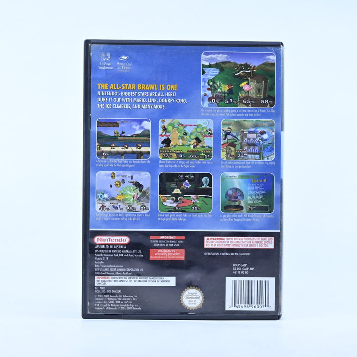 Super Smash Bros. Melee - Nintendo Gamecube Game + Manual - PAL - FREE POST!