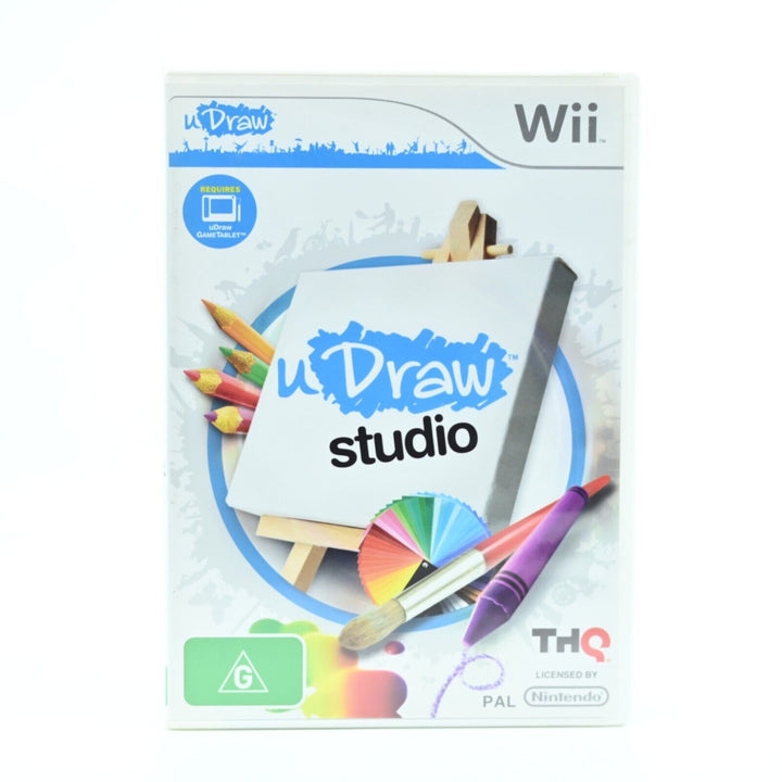 U Draw Studio - Nintendo Wii Game + Manual - PAL - MINT DISC!