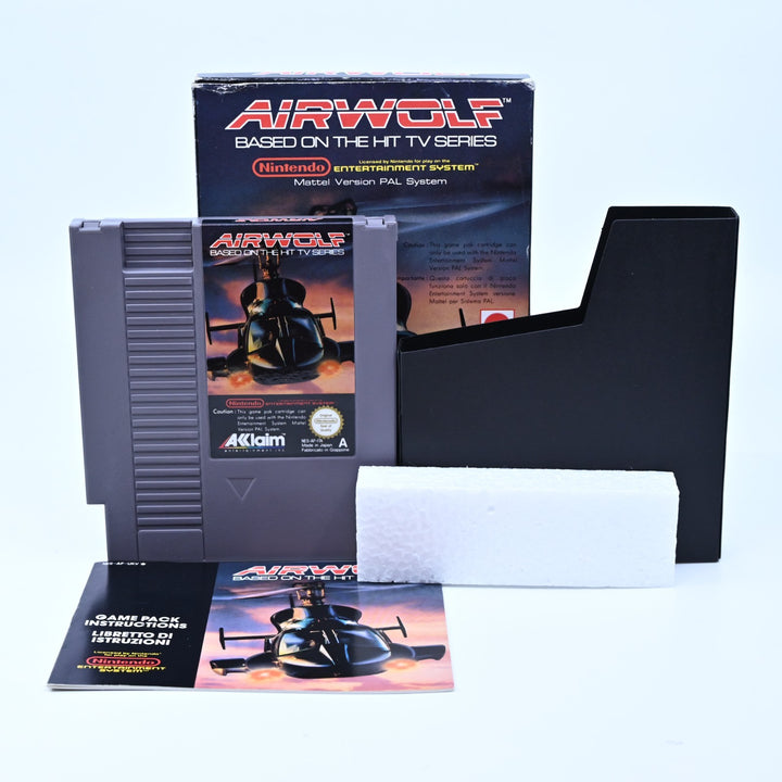 Airwolf - Nintendo Entertainment System / NES Boxed Game - PAL - FREE POST!