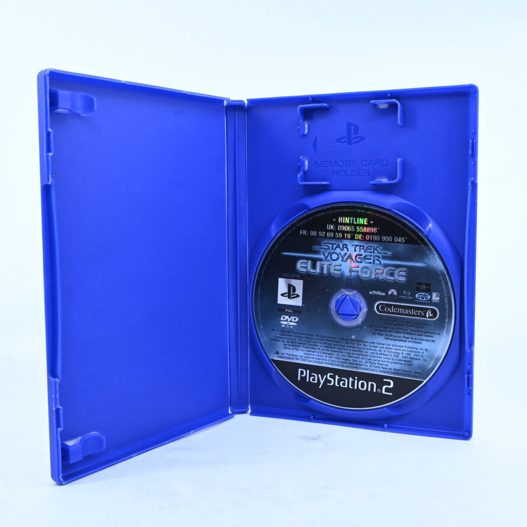 Star Trek Voyager: Elite Force - Sony Playstation 2 / PS2 Game + Manual - PAL