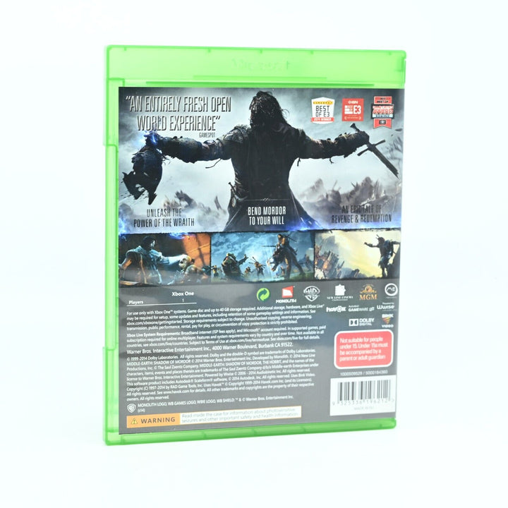 Middle Earth Shadow Of Mordor - Xbox One Game - PAL - FREE POST!