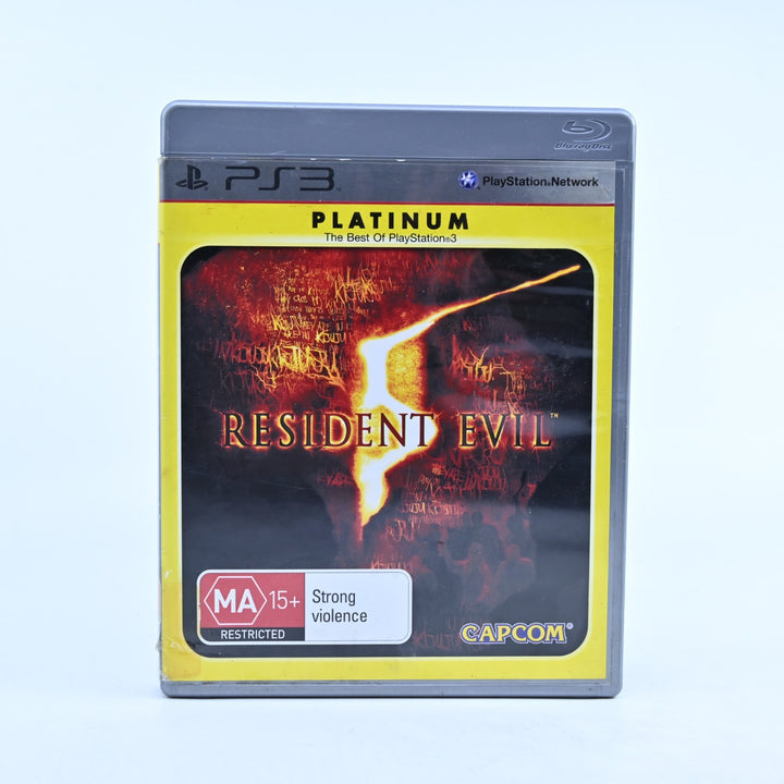 Resident Evil 5 - Sony Playstation 3 / PS3 Game + Manual - MINT DISC!