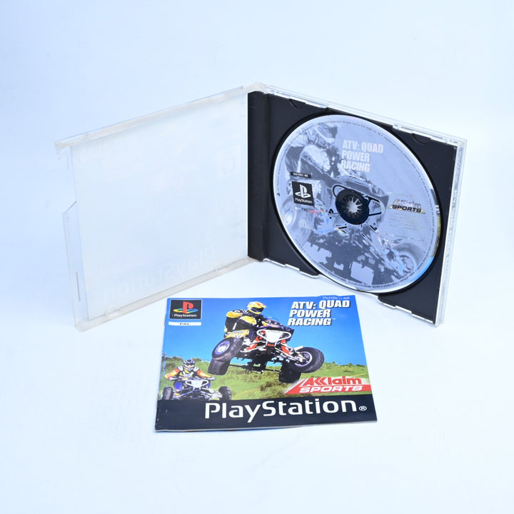ATV: Quad Power Racing - Sony Playstation 1 / PS1 Game + Manual - PAL