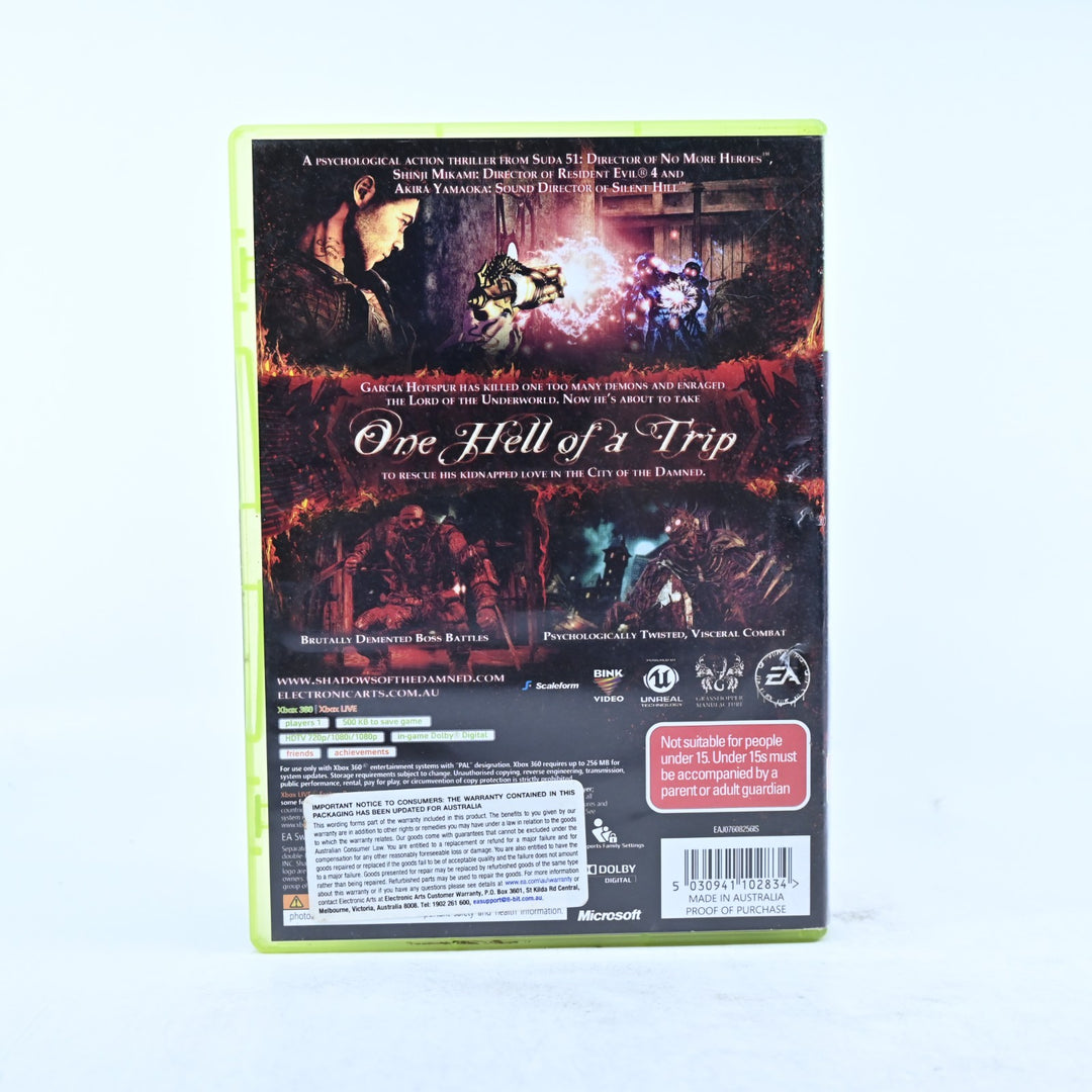 Shadows of the Damned - Xbox 360 Game + Manual - PAL - MINT DISC!