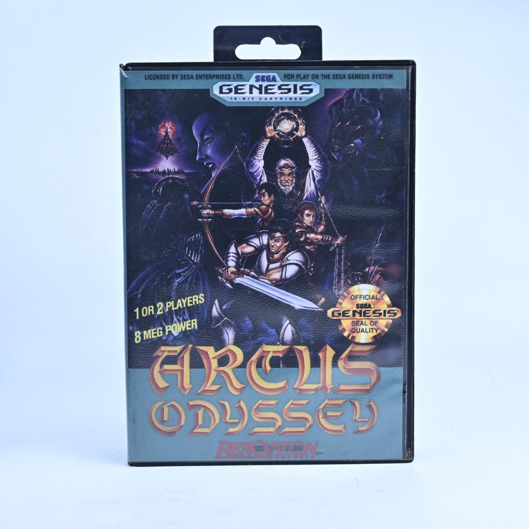 Arcus Odyssey - Sega Mega Drive Game / Genesis Game - No Manual - Region Free