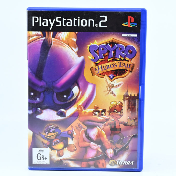 Spyro: A Hero's Tail - Sony Playstation 2 / PS2 Game - PAL - MINT DISC!