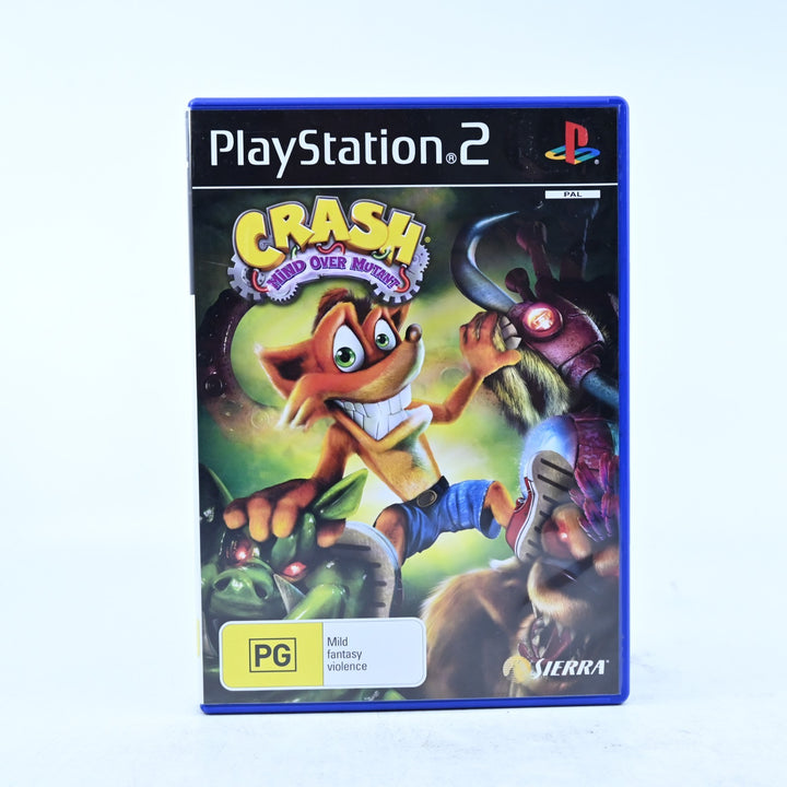 Crash Mind Over Mutant - Sony Playstation 2 / PS2 Game + Manual - PAL