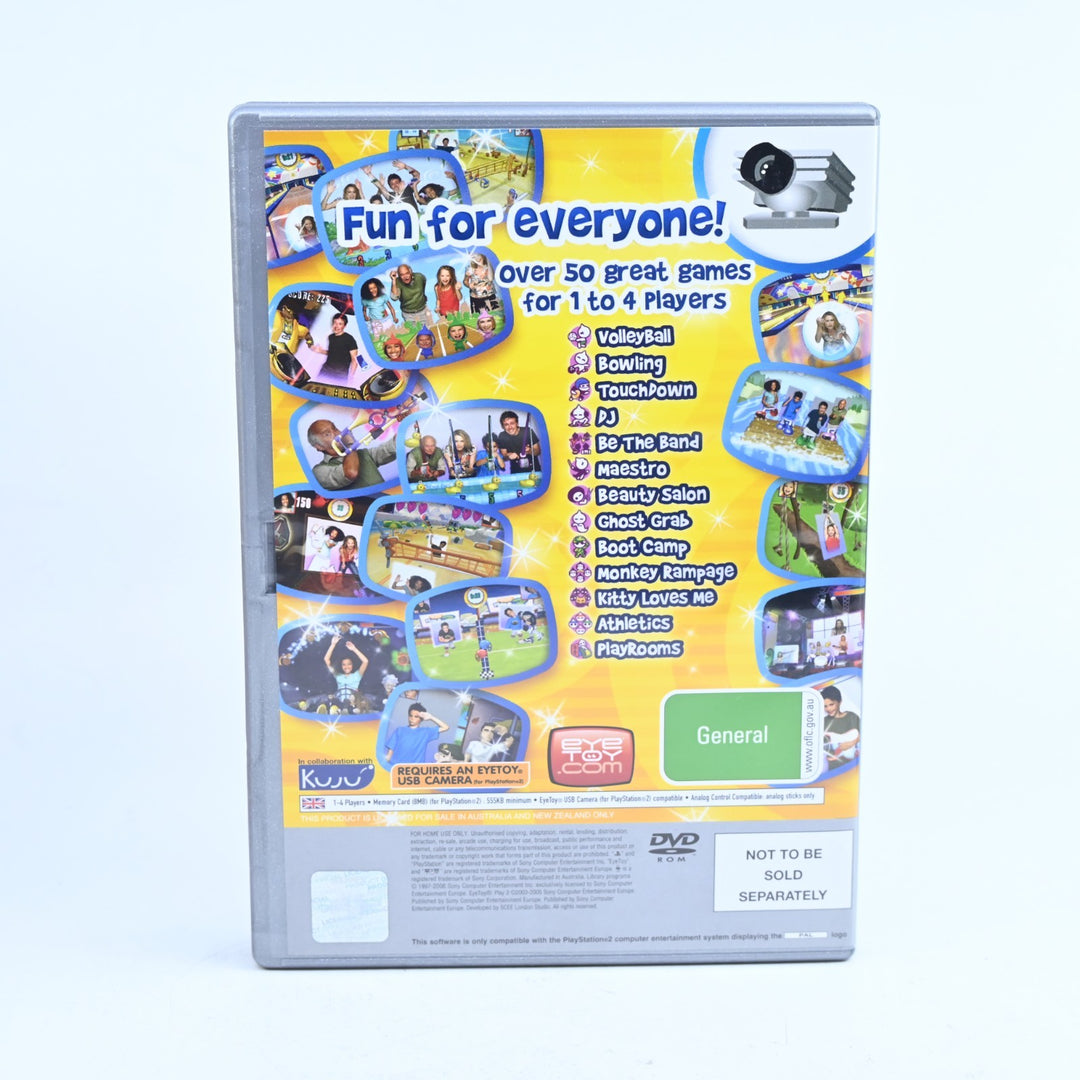 EyeToy Play 3 Camera Bundle - Sony Playstation 2 / PS2 Game + Manual - PAL