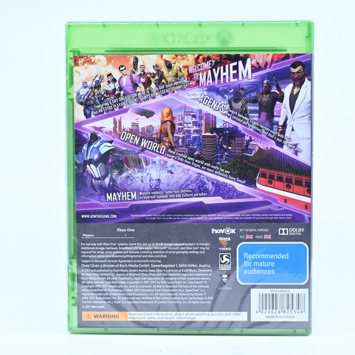 SEALED! Agents of Mayhem - Xbox One Game - PAL - FREE POST!