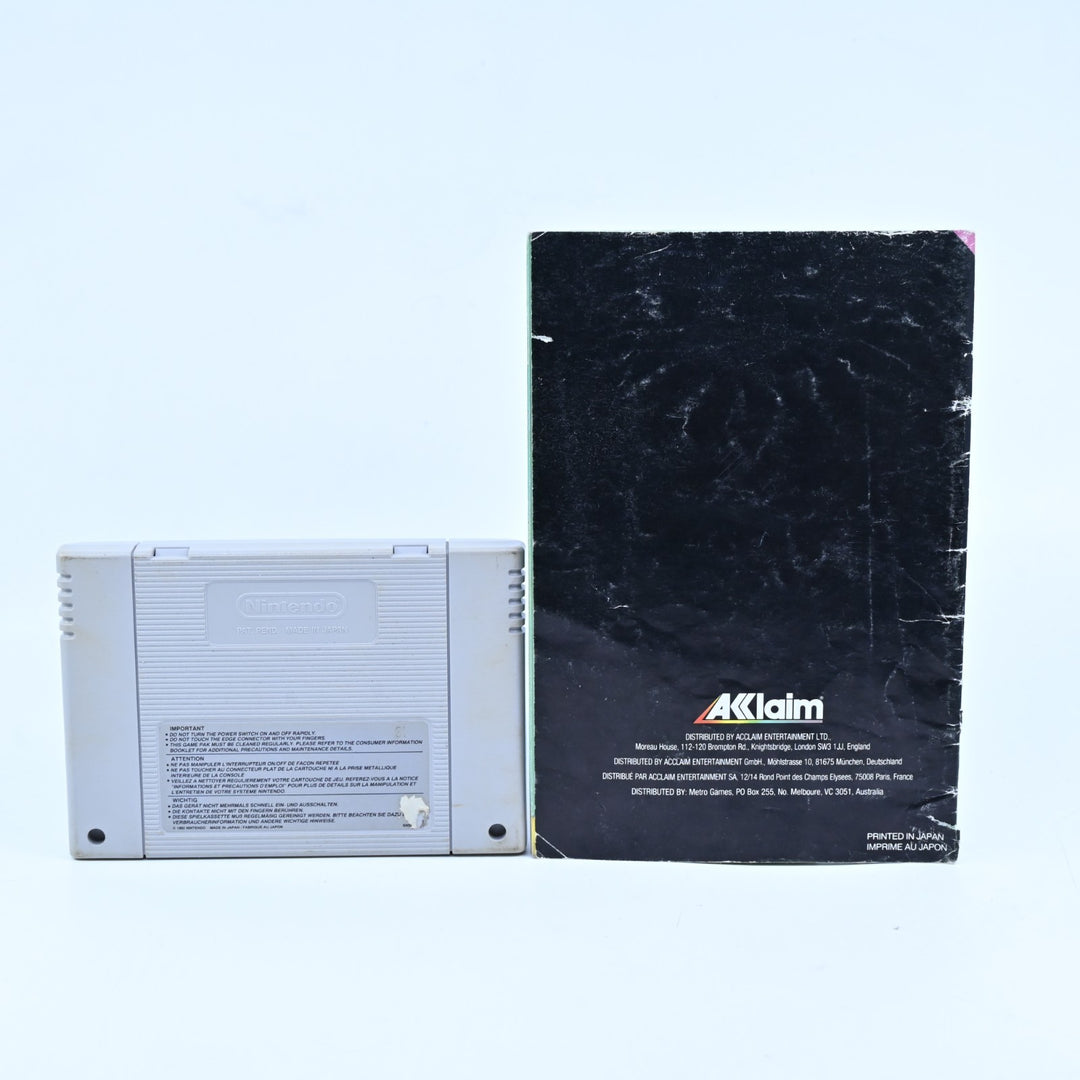 Virtual Bart - Super Nintendo / SNES Game + Manual - PAL - FREE POST!