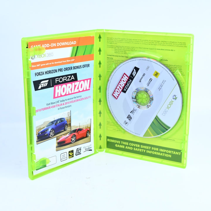 Forza Horizon - Xbox 360 Game + Manual - PAL - MINT DISC!
