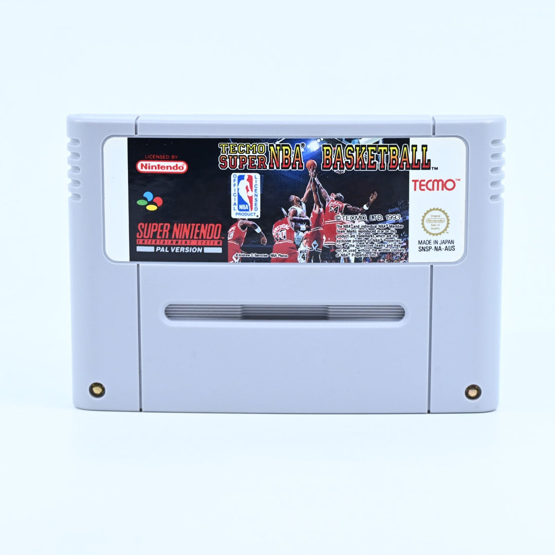 Tecmo Super NBA Basketball - Super Nintendo / SNES Boxed Game - PAL - FREE POST!