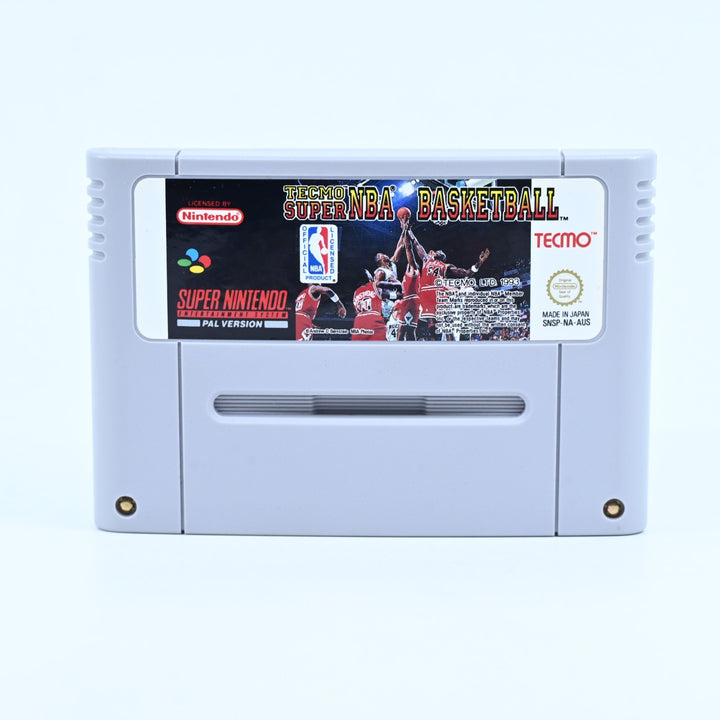Tecmo Super NBA Basketball - Super Nintendo / SNES Boxed Game - PAL - FREE POST!