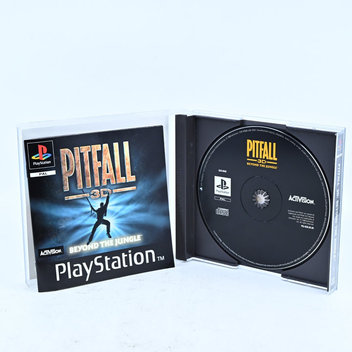 Pitfall 3D: Beyond The Jungle - Sony Playstation 1 / PS1 Game + Manual - PAL