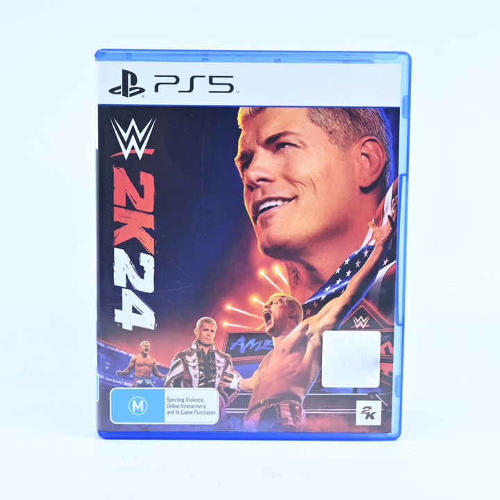 WWE 2K24 - Sony Playstation 5 / PS5 Game - MINT DISC!