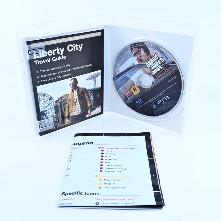 Grand Theft Auto IV & Episodes from Liberty City - PS3 Game + Manual + Map